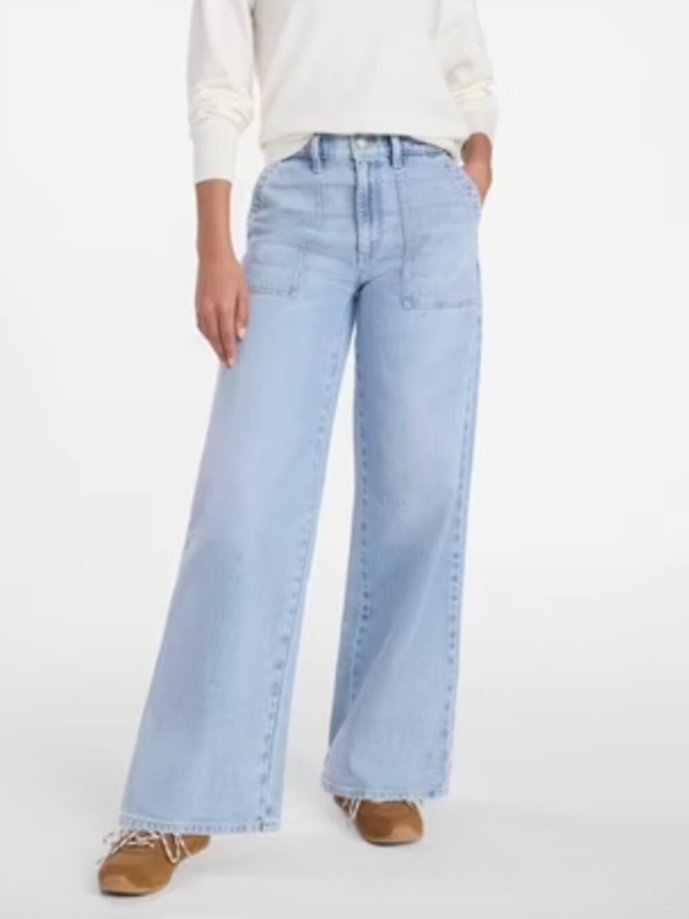 Time and Tru Women's Utility Jeans, Medium Wash NWT